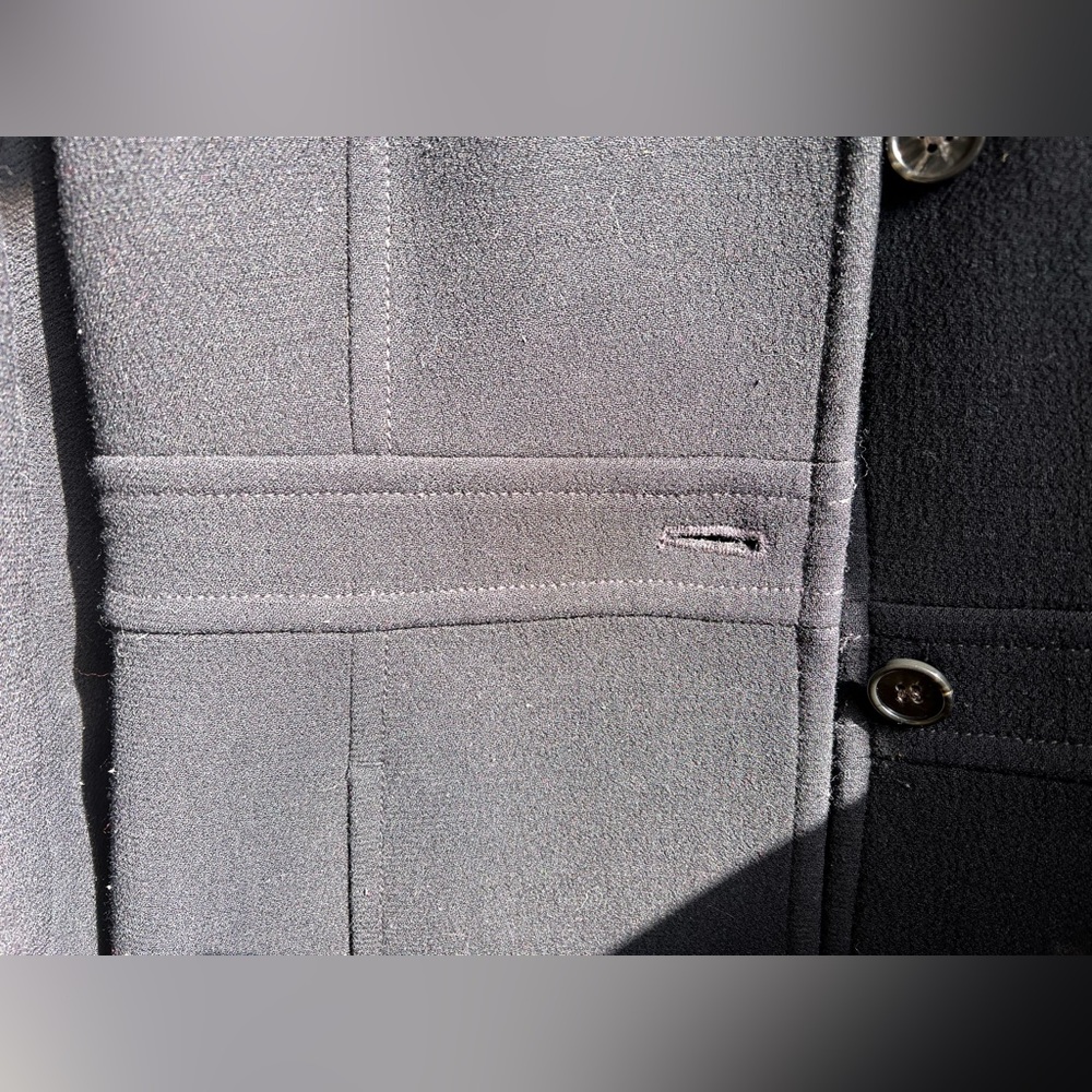 J. Crew Midnight Black Pea Coat - Picture 4 of 12